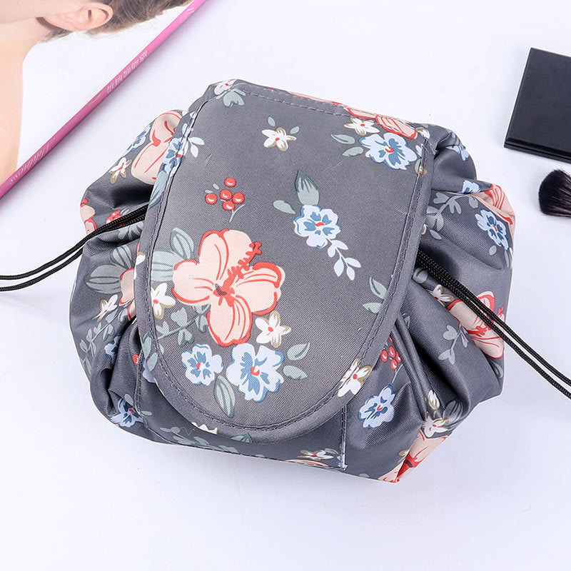 Women's Waterproof Drawstring Cosmetic  Makeup Bag Organizer