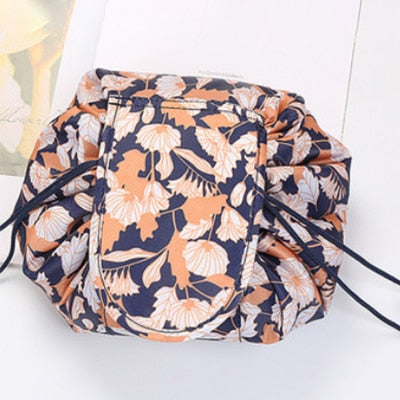 Women's Waterproof Drawstring Cosmetic  Makeup Bag Organizer