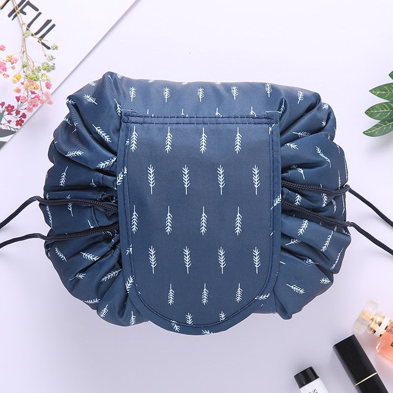 Women's Waterproof Drawstring Cosmetic  Makeup Bag Organizer