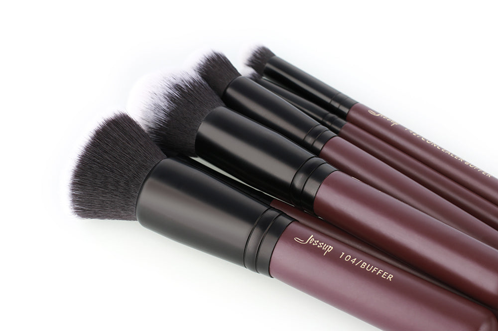 10 Pcs Luxury Basic Makeup Brushes